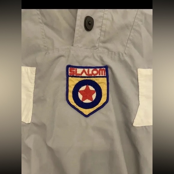 Retro Olympic Ski Winter Jacket With Zip Pockets Size Large Slalom  Vintage - Picture 7 of 7